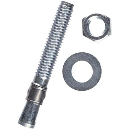 Itw Trubolt Wedge Anchor, 1/2" Dia., 3/4" L 253410